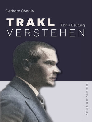cover image of Trakl verstehen